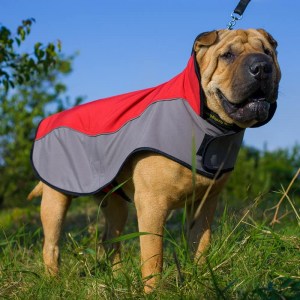 Шлейка дождевик из нейлона для шарпея «Raincoat Cape»